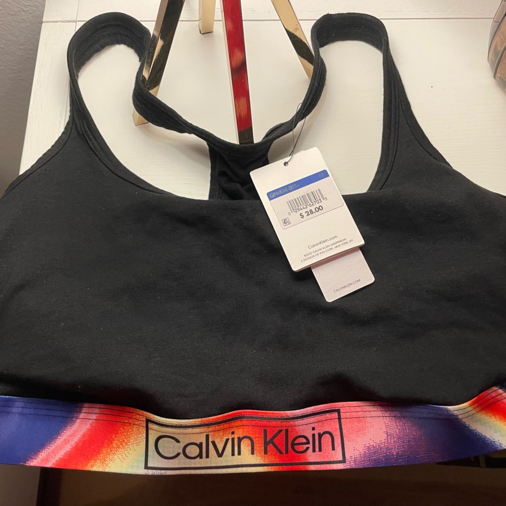 Size 1x Calvin Klein pride bralette